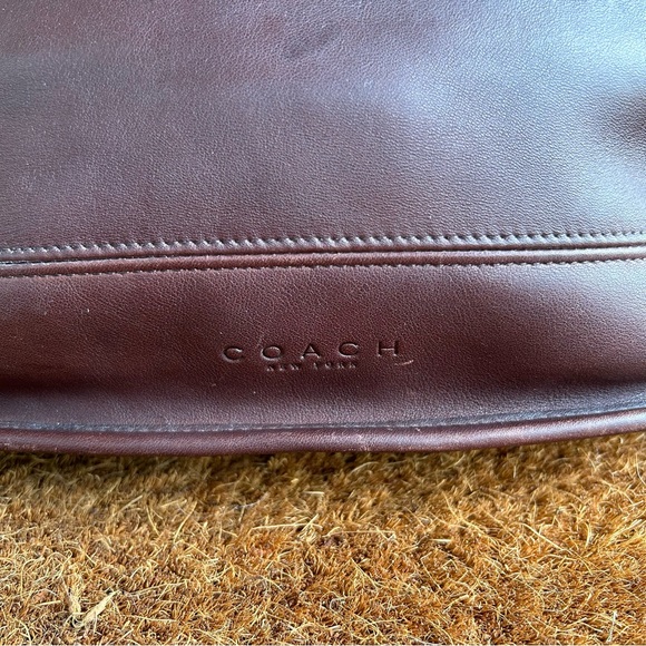 Vintage Coach Westport  brown leather bucket handbag tote Made in USA - Picture 8 of 16